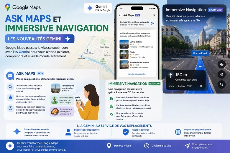 Google Maps et Gemini