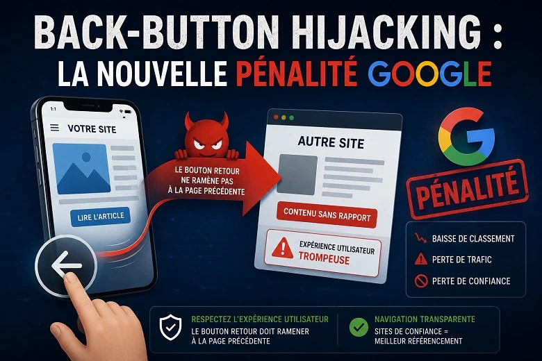 Back-button hijacking les risques