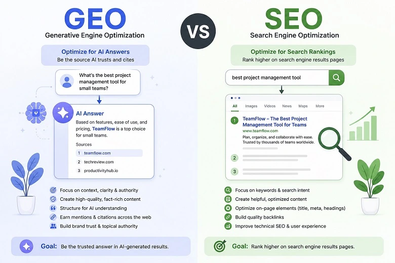 GEO vs SEO